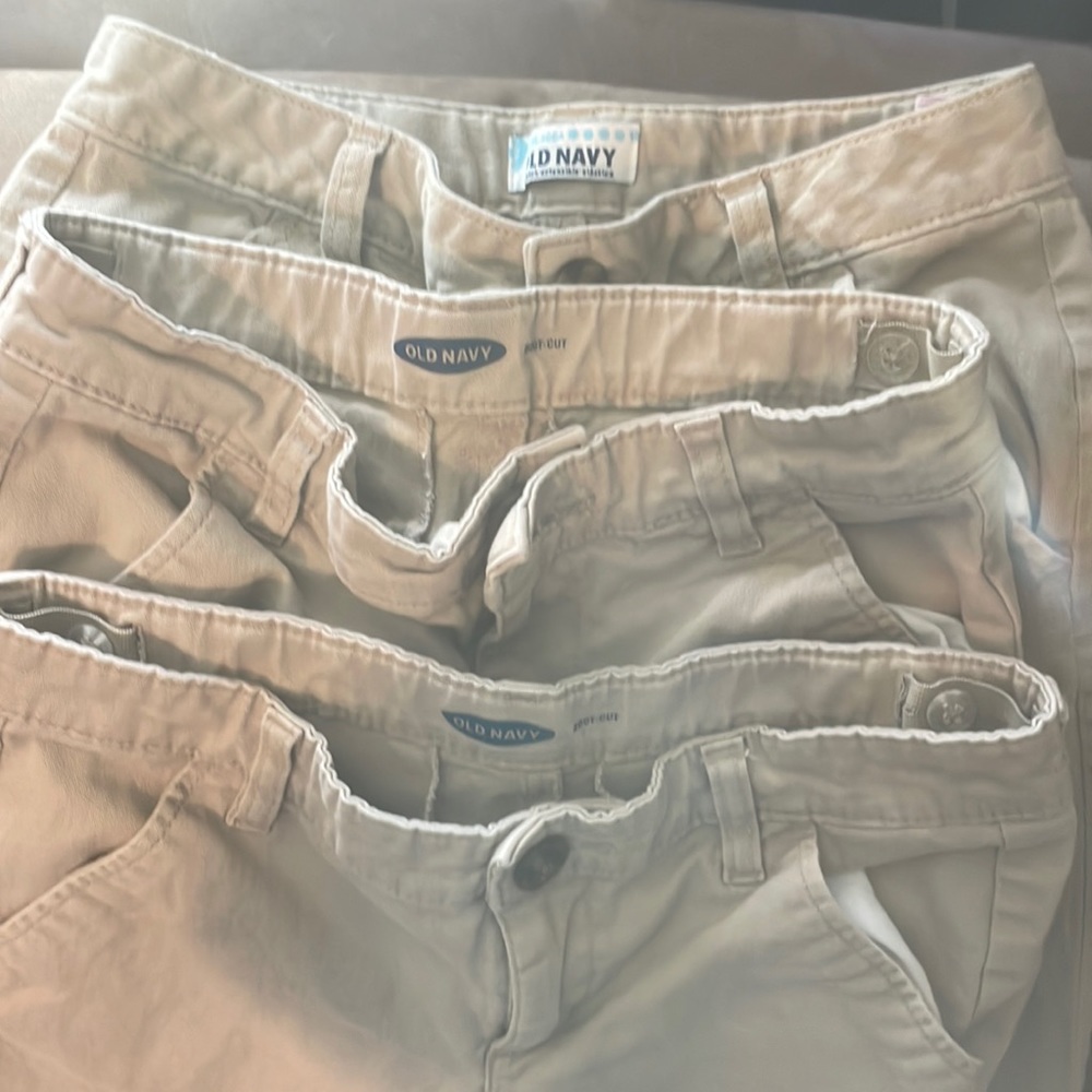 3 pairs girls school uniform pants